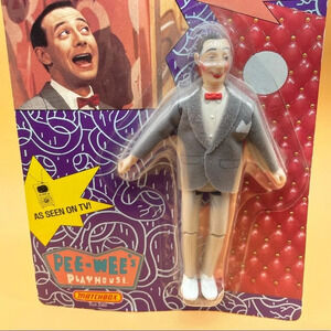 Vintage Pee-Wee Herman Playhouse (1988) Matchbox Poseable Toy Figure, NWT